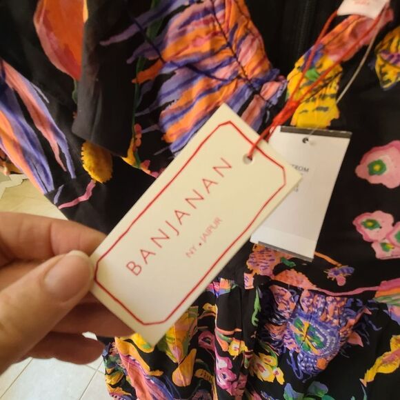 Banjanan Scorpio Floral Minidress Size Large NWT - Picture 6 of 11